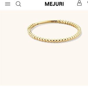 Mejuri Gold Beaded Ring